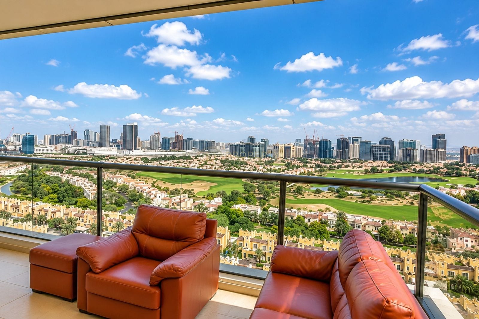 Golf View | Huge 1BR Layout | Fully Furnished