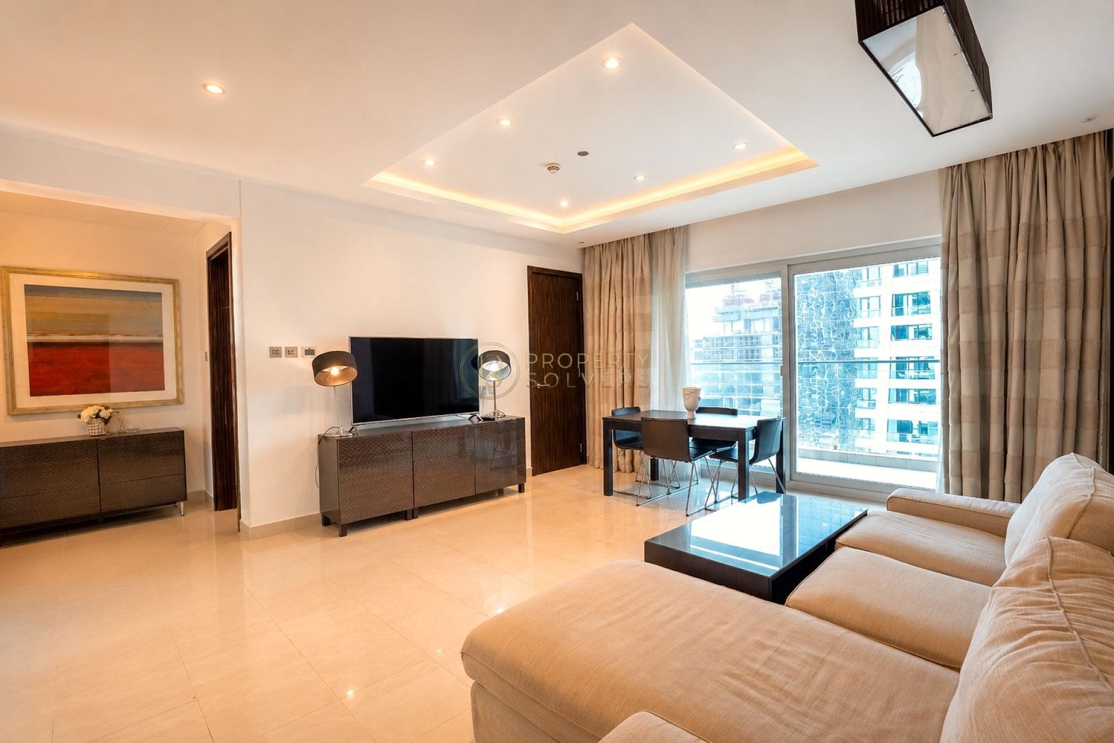 Lake View | Prime Tower |Near to Metro | Furnished